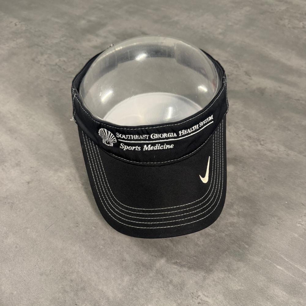 Nike Golf‎ Visor Mens Black Run Southeast Georgia Health System Sports Medicine